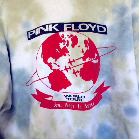 Pink Floyd World Tour Tie Dye Sweatshirt - Picture 5 of 5
